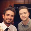 Felipe Andreoli também entrevistou Justin Timberlake para o 'CQC'