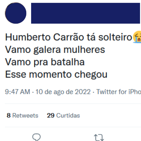 'Vamo, galera, mulheres': solteirice de Humberto Carrão rendeu convocação para a disputa do bonitão cobiçadíssimo