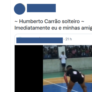Humberto Carrão solteiro também despertou os mais variados memes