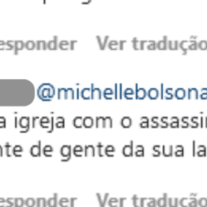 Michelle Bolsonaro foi atacada por internautas que acharam contraditória a solidariedade a Gloria Perez