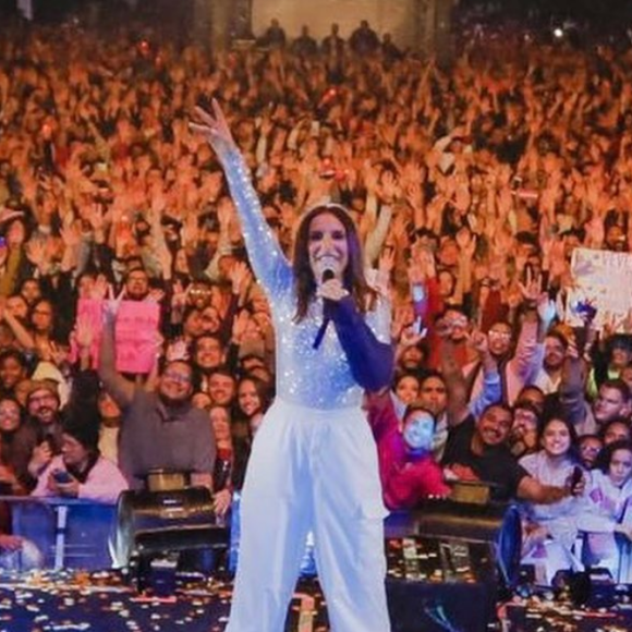 Ivete Sangalo manda recado ousado para o marido, Daniel Cady, durante show na Bahia