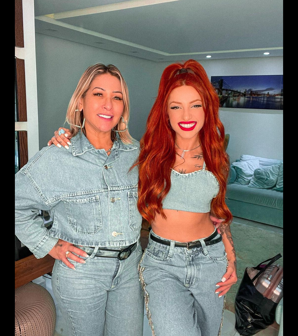 Foto A Fazenda Brenda e Claudia Baronesa se conheceram no Power