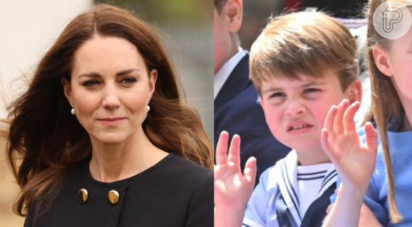 Kate Middleton se emociona com reação do filho Louis à morte da Rainha Elizabeth II, em 10 de setembro de 2022