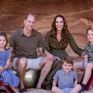 Princesa Kate Middleton e Príncipe William são pais de George, de 9 anos, Charlotte, de 7, e Louis, de 4