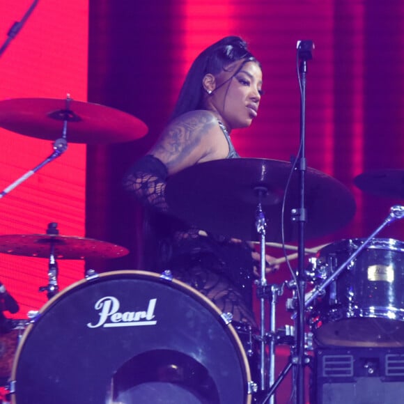 Ludmilla tocou bateria no Rock in Rio