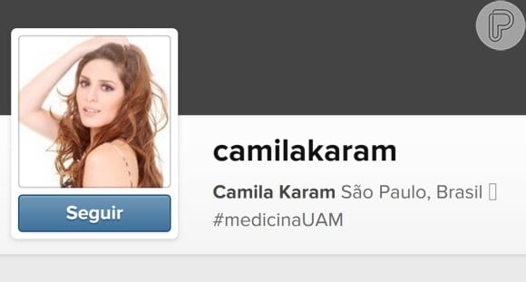 Camila Karam é estudante de medicina