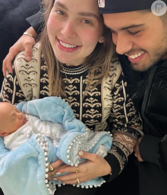 Bebê é filho do casal Samara Pink e Thiago Stabile, amigos de Virgínia Fonseca e Zé Felipe