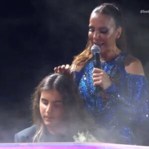 Marcelo tocou piano ao lado da mãe, Ivete Sangalo, no Rock in Rio 2022