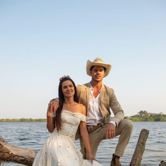 Última semana da novela 'Pantanal': filho de Filó (Dira Paes), Tadeu (José Loreto) se casa com Zefa (Paula Barbosa)