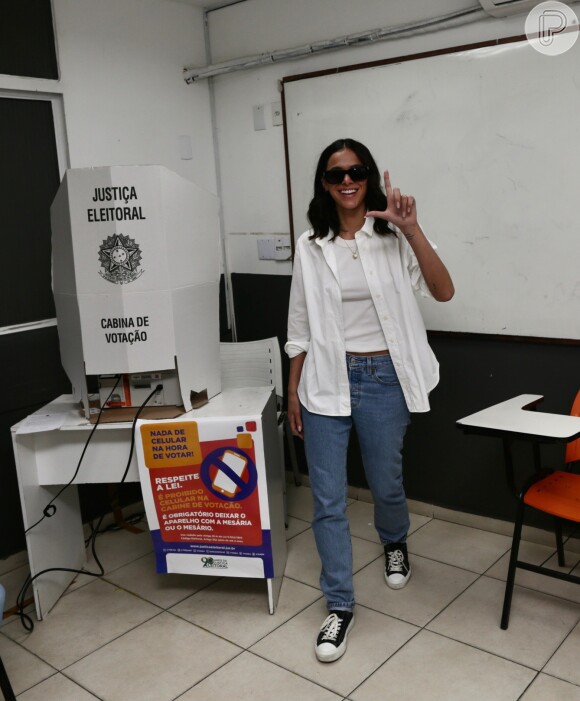 Bruna Marquezine declararou seu voto no ex-presidente Luiz Inácio Lula da Silva, do PT