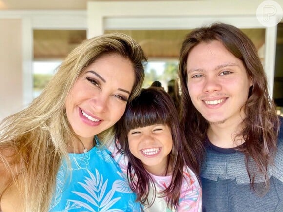 Maíra Cardi é mãe de Sofia e Lucas