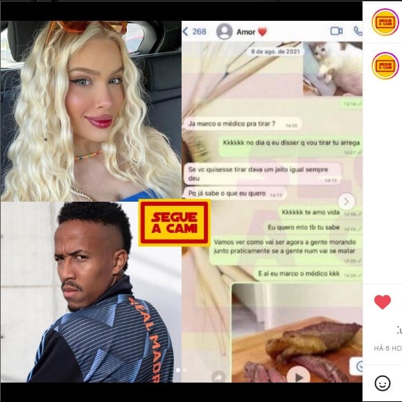 Éder Militão também prometeu à Karoline Lima que seria um ótimo pai para a filha