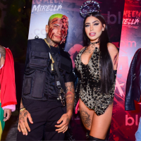 Festa de Halloween de Mirella: ex da cantora, Dynho Alves curte evento com artista e mais famosos. Veja fantasias!