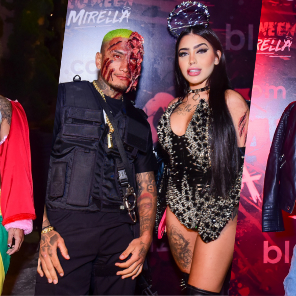Mirella faz festa de Halloween e reúne famosos em São Paulo