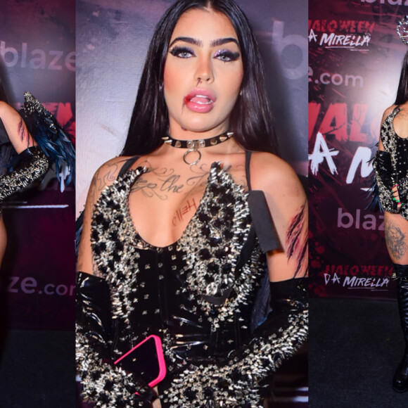 Festa de Mirella: detalhes do look e maquiagem da artista para noite de Hallowenn