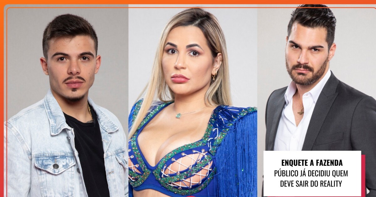 Enquete A Fazenda: parcial aponta quem deve sair do reality show