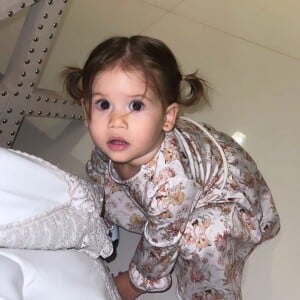 Maria Alice, primeira filha de Virgínia Fonseca e Zé Felipe, tem 1 ano e 4 meses