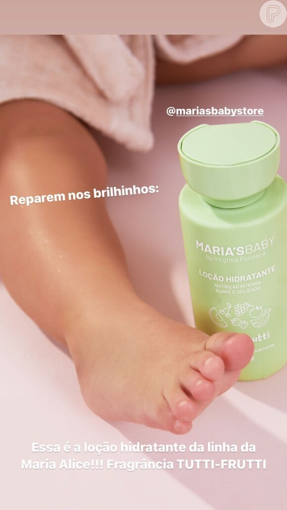 Virgínia Fonseca mostra produtos de sua nova marca, Maria's Baby