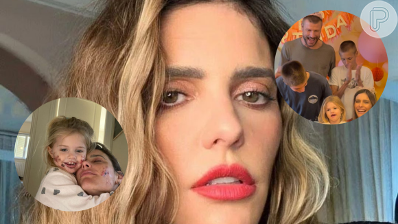 Fernanda Lima abriu o álbum de fotos da família para celebrar o aniversário da filha caçula, Maria Manoela