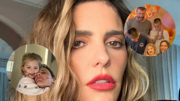 Fernanda Lima abre álbum de fotos e exibe raras imagens da filha, Maria Manoela: 'Sempre de mãos dadas com você!'