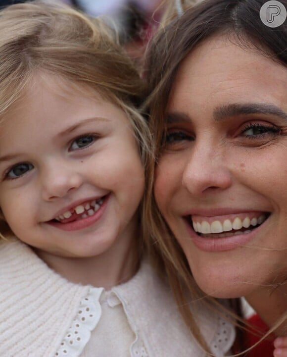 Fernanda Lima para filha caçula, Maria Manoela: 'Que a vida seja doce, meu amor, que você saiba impor seus limites e seus desejos e que se sinta e seja livre!'