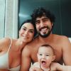 Thaila Ayala e Renato Góes já são pais de Francisco