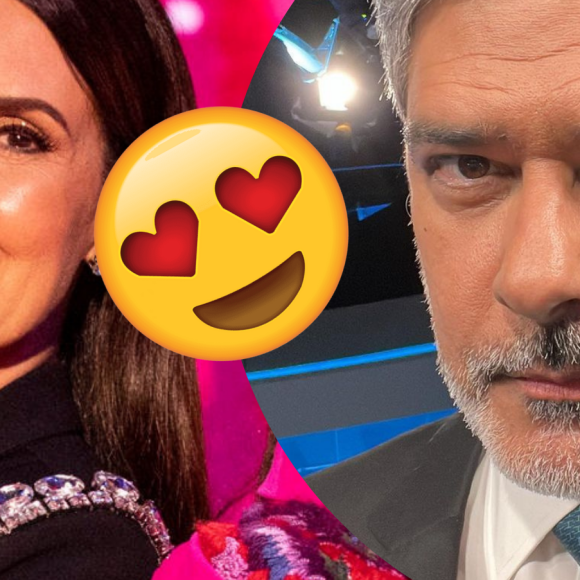 Fátima Bernardes viu seu nome ser muito comentado com a divulgação de uma foto onde aparece com William Bonner