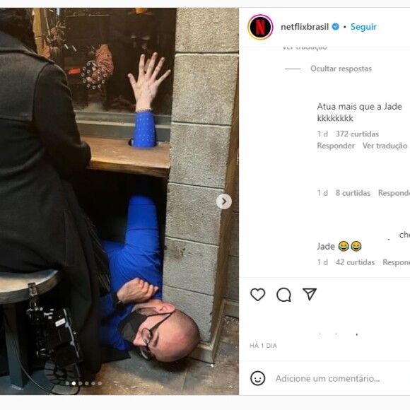 Jade Picon criticada por internautas, que destacaram atuação da Mãozinha na série 'Wandinha'