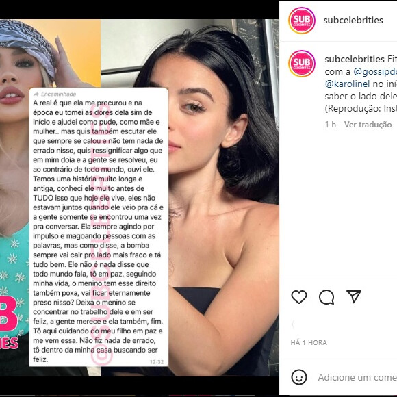 Tiffany respondeu às acusações de Karoline Lima