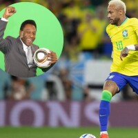 Neymar iguala marca de Pelé e recebe mensagem emocionante do ex-jogador, internado com câncer