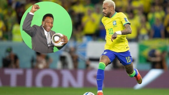 Neymar iguala marca de Pelé e recebe mensagem emocionante do ex-jogador, internado com câncer