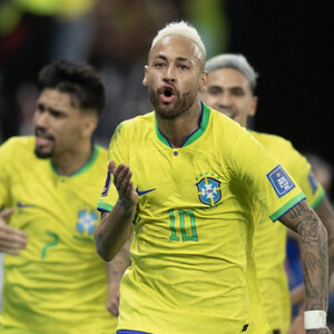 Neymar fez o gol brasileiro contra a Croácia nas quartas de final da Copa do Mundo, mas seleção perdeu nos pênaltis, 4 x 2