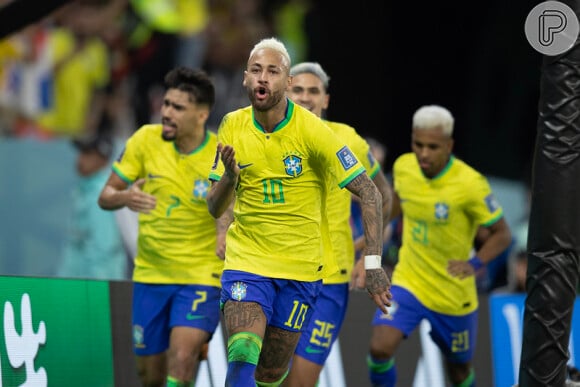 Neymar fez o gol brasileiro contra a Croácia nas quartas de final da Copa do Mundo, mas seleção perdeu nos pênaltis, 4 x 2