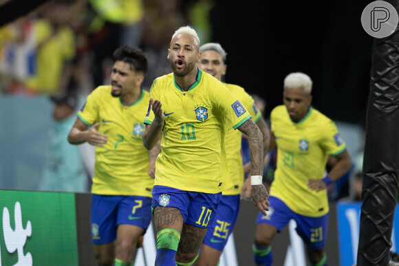 Neymar fez o gol brasileiro contra a Croácia nas quartas de final da Copa do Mundo, mas seleção perdeu nos pênaltis, 4 x 2