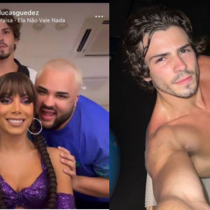 Novo affair de Anitta apareceu em live da cantora no Instagram