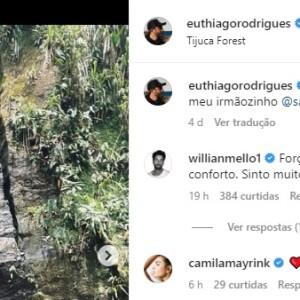 Thiago Rodrigues recebeu mensagens de carinho e desejo de melhoras nas redes sociais