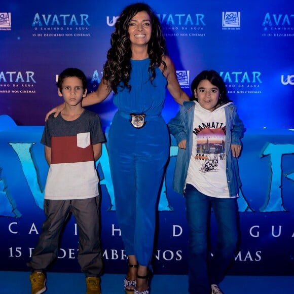 Claudia Ohana prestigiou première de 'Avatar: O Caminho da Água'