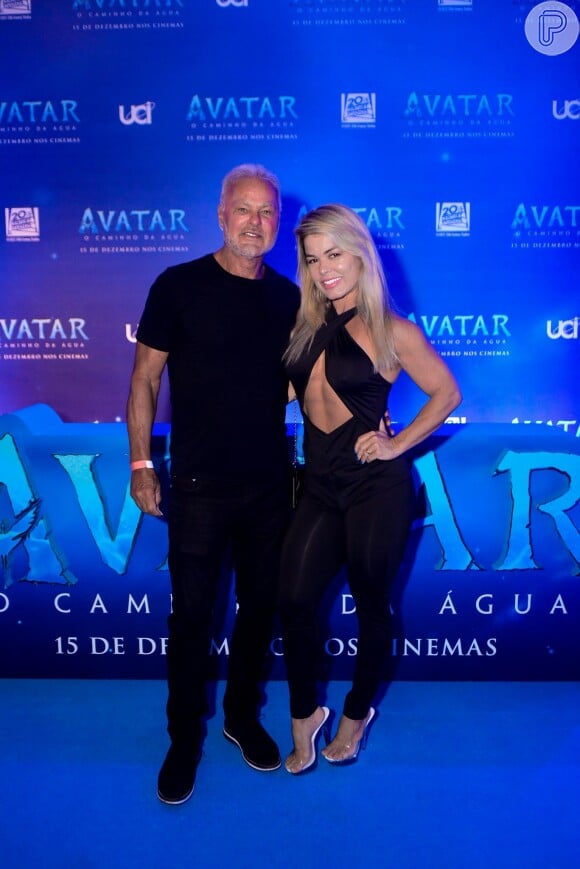 'Avatar: O Caminho da Água': sessão contou com a presença de Kadu Moliterno e Cristianne Rodriguez