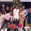 Kaká e Carol Celico passaram a noite de Natal reunidos na casa da blogueira