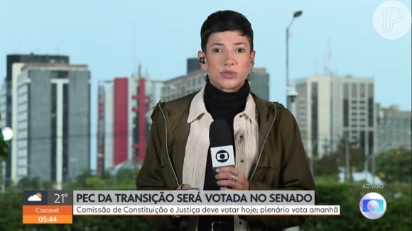 Luiza Garonce, repórter de Brasília no 'Hora 1', tem looks estilosos na TV