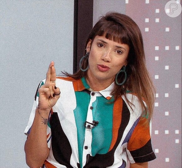 A jornalista Luiza Garonce já foi adepta das baby bangs