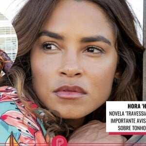 Brisa (Lucy Alves) recebe um aviso importante de Helô (Giovanna Antonelli) na novela 'Travessia'