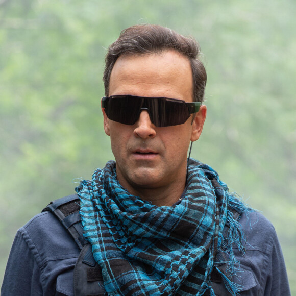 Tadeu Schmidt em ação na novela 'Cara e Coragem'