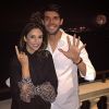 Kaká e Carol Celico festejam a virada do ano juntos