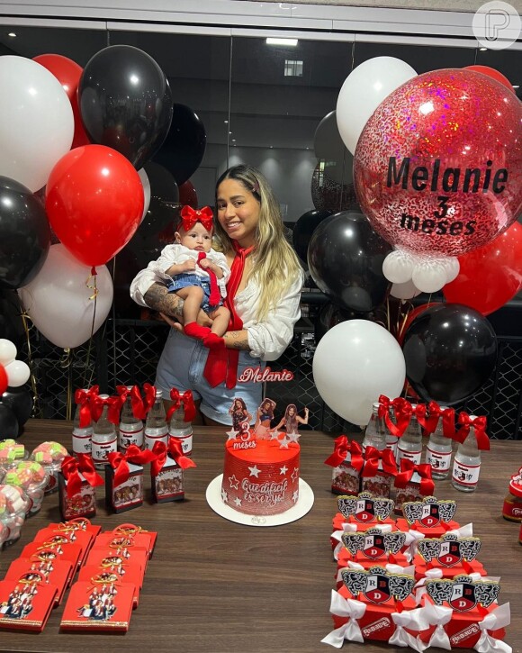 A filha de MC Loma tem apenas 3 meses.