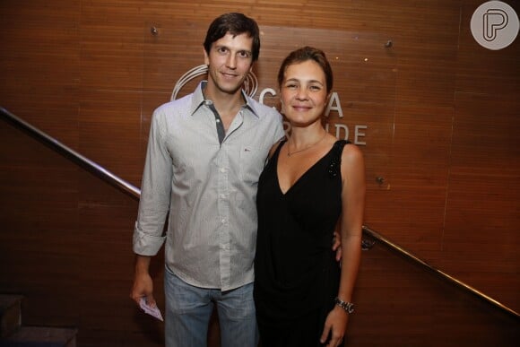 Adriana Esteves já fez elogios públicos ao marido, Vladimir Brichta: 'Super-homem'