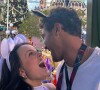 Larissa Manoela e André Luiz Frambach foram alvo de brincadeiras na web por viajarem para a Disney: 'Primeiro e último noivo que vem'