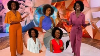 Estilo de Maju Coutinho: color block e empoderamento. Estilista avalia looks da jornalista