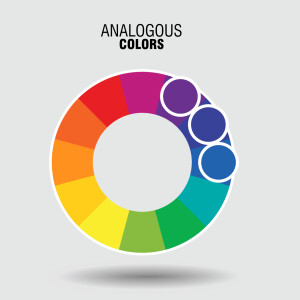 Cores análogas são comuns nos looks de Maju Coutinho. As cores análogas estão dispostas bem próximas entre elas dentro do círculo cromático e apresentam mesma cor básica em meio à composição