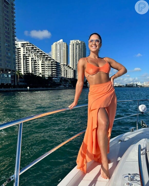 Graciele Lacerda se disse encantada com a cidade e revelou o desejo de comprar um imóvel em Miami